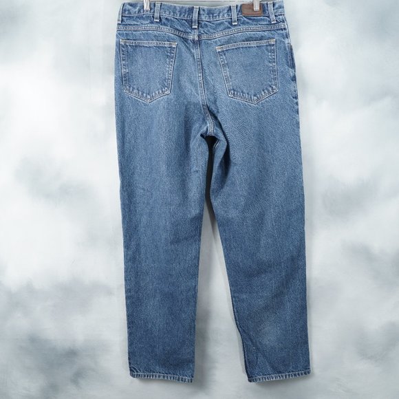 LLBEAN NATURAL FIT BLUE JEANS L.L. Bean MEN'S DENIM | Size 38x34 - Picture 2 of 13
